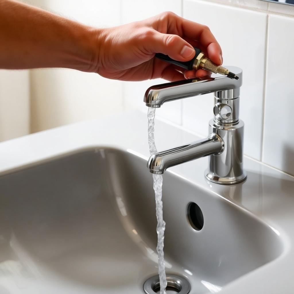 Zamena slavine u kupatilu Beograd — ugradnja nove mešalice na lavabo